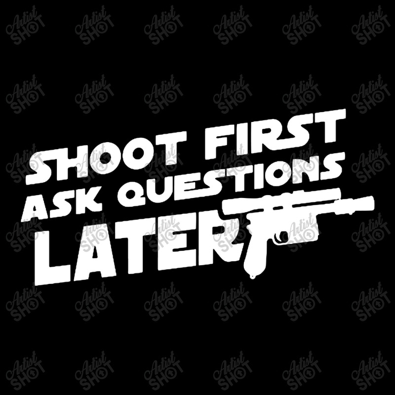 Shoot First Ask Questions Later Adjustable Cap | Artistshot