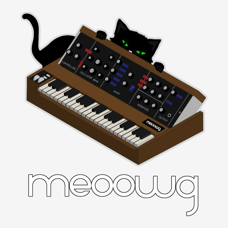 Synthesizer Cat Meow Travel Mug | Artistshot