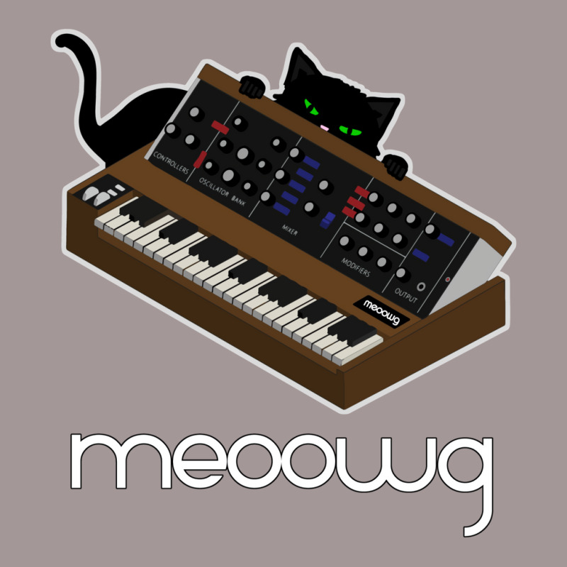 Synthesizer Cat Meow Vintage Hoodie | Artistshot