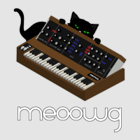 Synthesizer Cat Meow Medium-length Apron | Artistshot