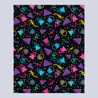 Neon Retro 90s Sprinkle Pattern Fleece Short | Artistshot