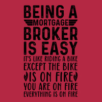 Being A Mortgage Broker Is Easy Its Like Riding A Champion Hoodie | Artistshot