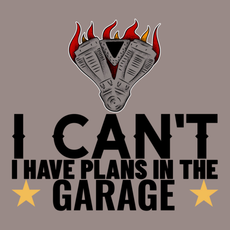 I Cant I Have Plans In The Garage Motor Black Text Vintage T-Shirt by ntallashykidx | Artistshot