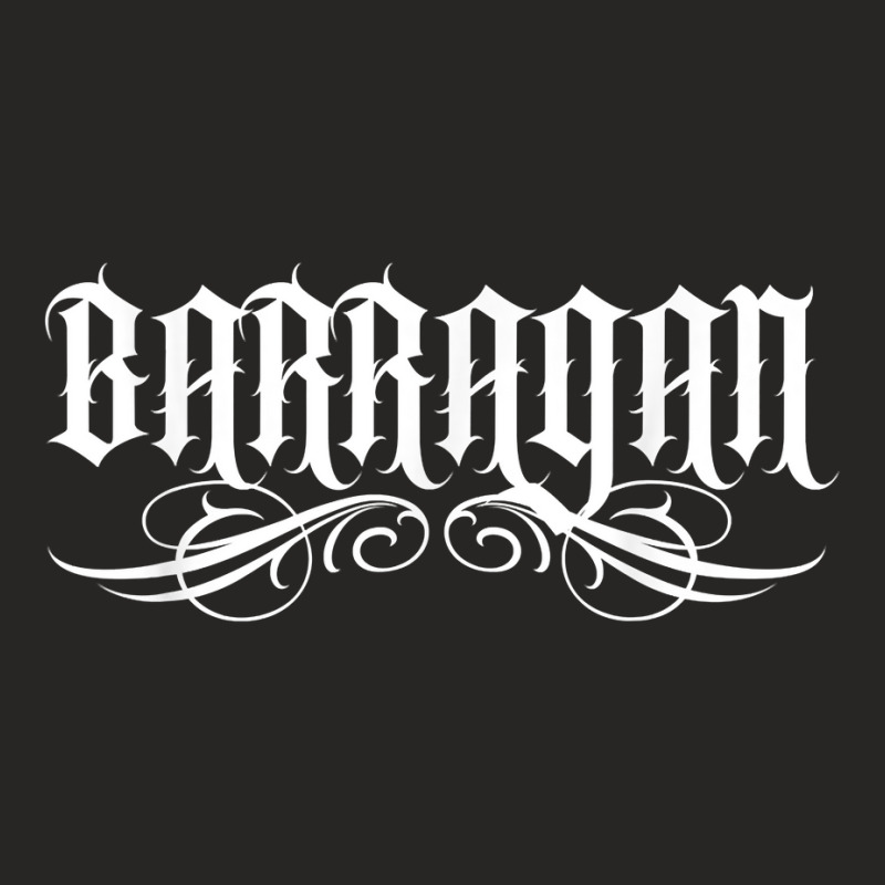 Barragan Mexican Surname Hispanic Spanish Familia Ladies Fitted T-Shirt by mumm | Artistshot