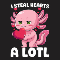 I Steal Hearts Axolotl Valentines Day Mexican Sala T-shirt | Artistshot