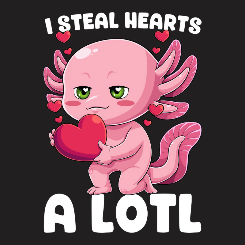 I Steal Hearts Axolotl Valentines Day Mexican Sala T-shirt | Artistshot