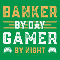 Funny Retro Gamer Gift Banker By Day Gamer By Nigh Crewneck Sweatshirt | Artistshot