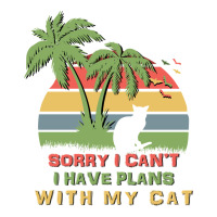 Sorry I Cant I Have Plans With My Cat V-neck Tee | Artistshot