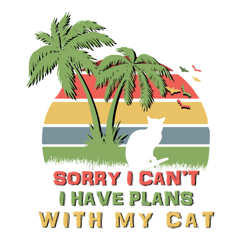 Sorry I Cant I Have Plans With My Cat V-neck Tee | Artistshot