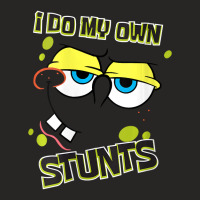 Limited Edition Womens I Do My Own Stunts Spongebo Ladies Fitted T-shirt | Artistshot