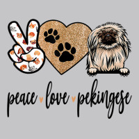 Funny Peace Love Pekingese Dog Lover T Shirt Baby Bodysuit | Artistshot