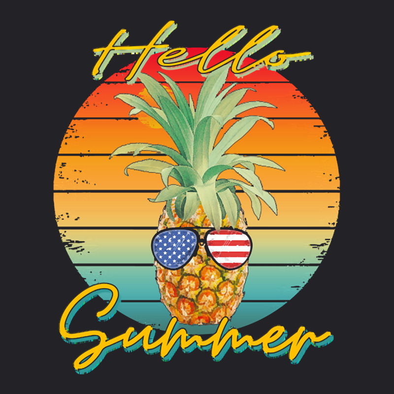 Hello Summer Pineapple T  Shirthello Summer Pineapple T  Shirt (1) Youth Tee by corrinebeer640 | Artistshot