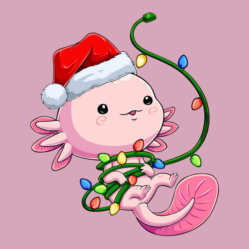 Santa Axolotl Christmas Tree Lights Lizard Xmas Sa Classic T-shirt | Artistshot