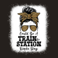 Womens Could Be A Train Station Kinda Day Funny Sa Tank Top | Artistshot