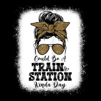 Womens Could Be A Train Station Kinda Day Funny Sa Zipper Hoodie | Artistshot