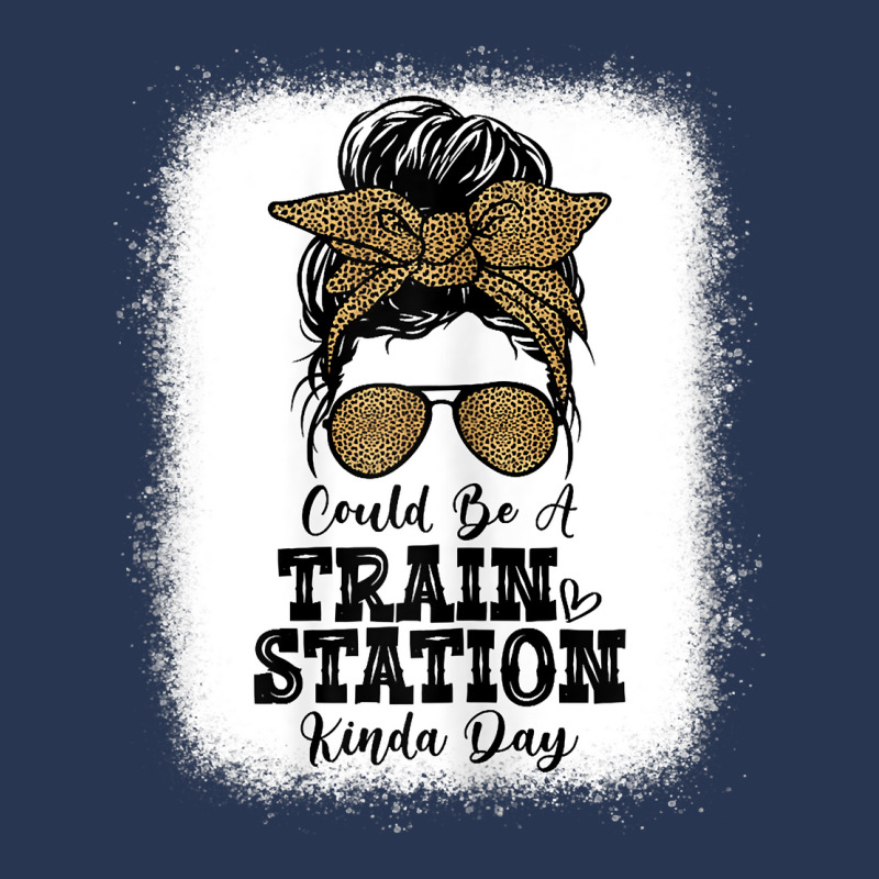 Womens Could Be A Train Station Kinda Day Funny Sa Men Denim Jacket | Artistshot