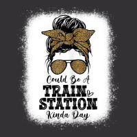 Womens Could Be A Train Station Kinda Day Funny Sa Vintage Short | Artistshot