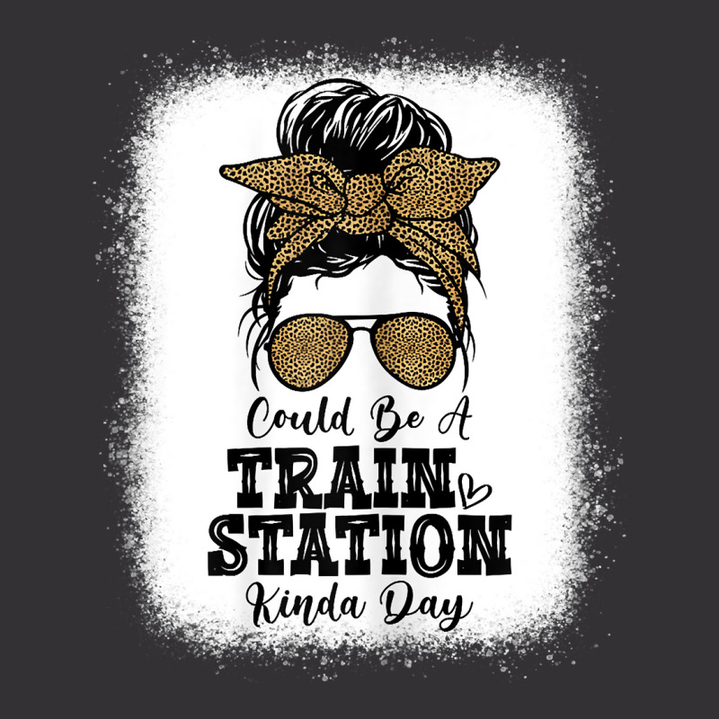 Womens Could Be A Train Station Kinda Day Funny Sa Vintage Short | Artistshot