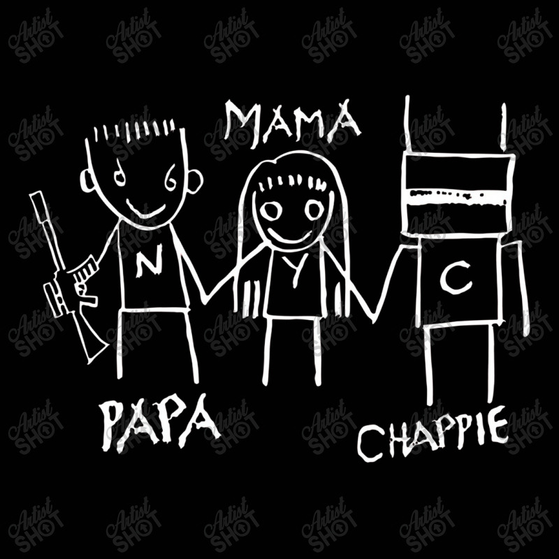 Papa Mama Chappie Toddler 3/4 Sleeve Tee | Artistshot