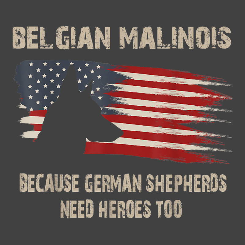 Belgian Malinois American Flag Funny T Shirt Dog G Vintage T-Shirt by mumm | Artistshot