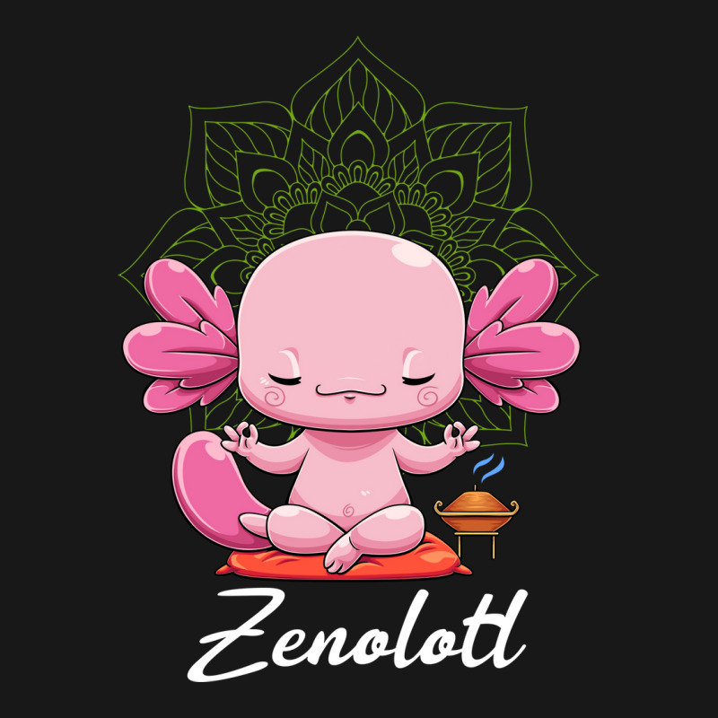 Zenolotl Axolotl Yoga Zen Axolotl Meditation Mantr Flannel Shirt by pithanmuram | Artistshot