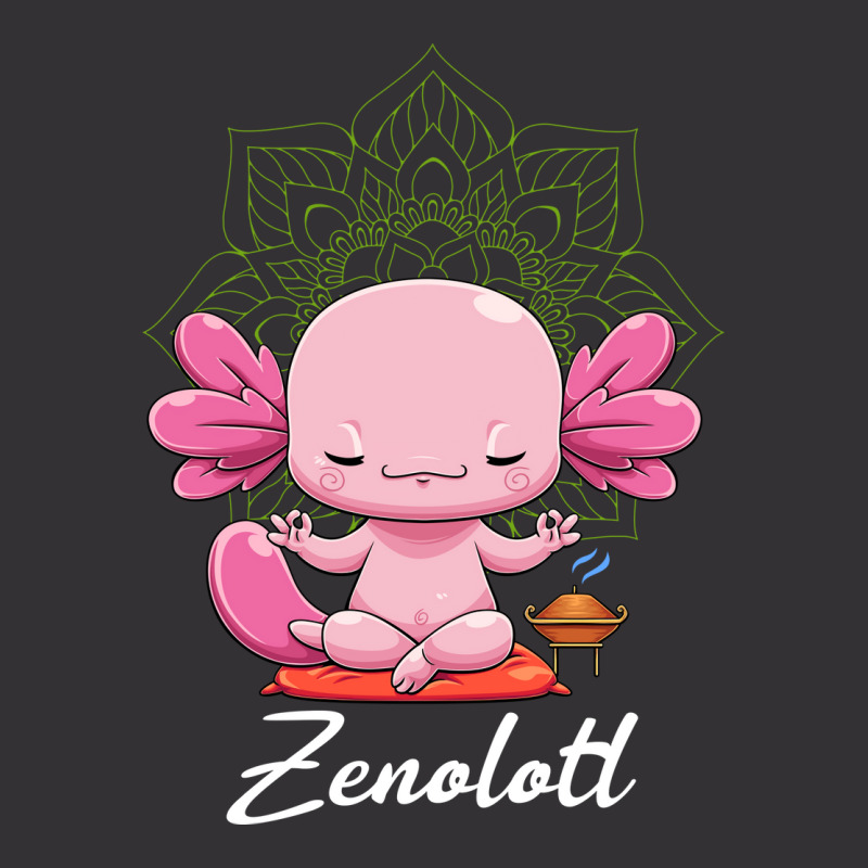 Zenolotl Axolotl Yoga Zen Axolotl Meditation Mantr Vintage Hoodie And Short Set by pithanmuram | Artistshot