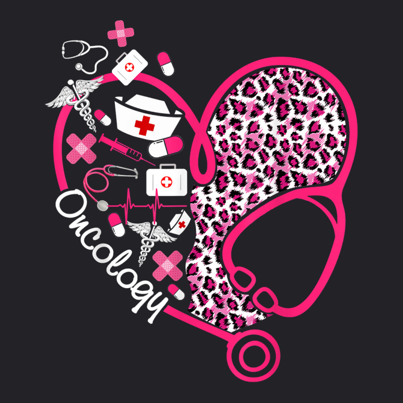 Leopard Heart Stethoscope Oncology Nurse Valentine Youth Tee by chomibe | Artistshot