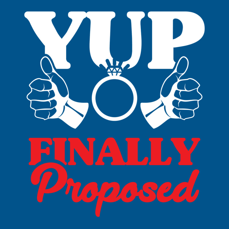 Engagement Announcement Funny Yup I Proposed Desig Classic T-shirt | Artistshot