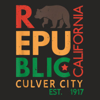 Culver City T Shirt   Republic Of California Ladies Fitted T-shirt | Artistshot