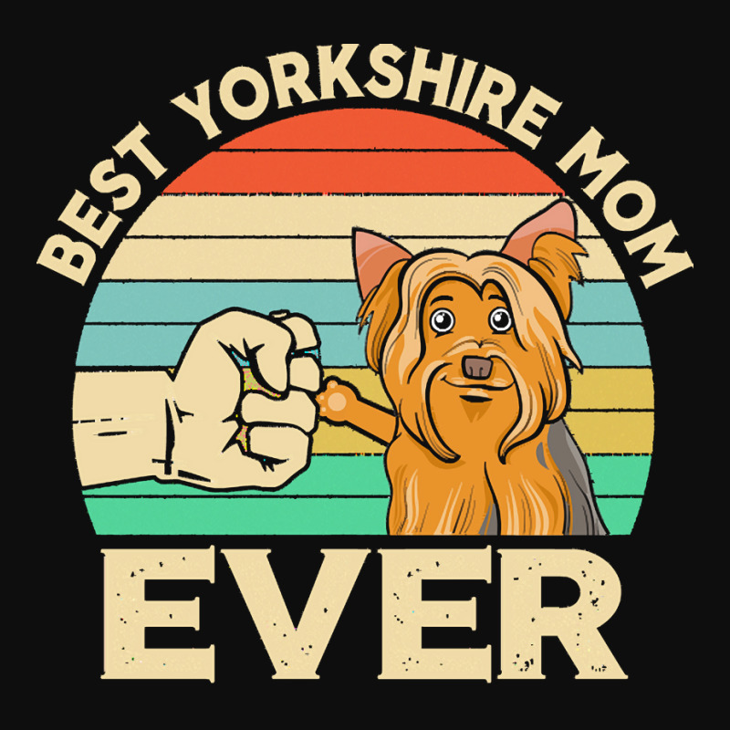 Best Yorkshire Mom Ever Gift T  Shirtbest Yorkshire Mom Ever Retro Vin Crop Top by helmerschultz894 | Artistshot