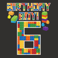 Cute 6th Birthday Gift 6 Years Old Block Building Boys Kids T Shirt Champion Hoodie | Artistshot