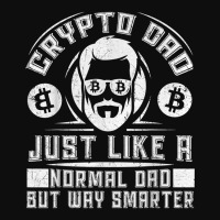 Crypto Dad Just Like A Normal Dad Just A Bit Smart Crop Top | Artistshot