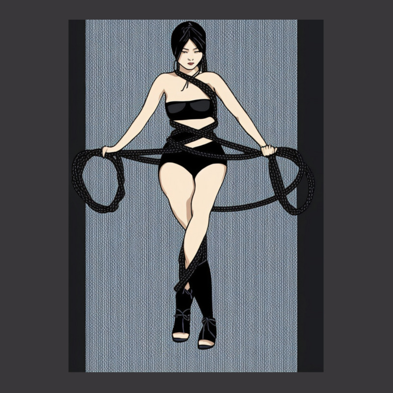 Dominant Woman Tied In Bondage - Shibari Art. Ladies Curvy T-Shirt by OraliaGilmore | Artistshot