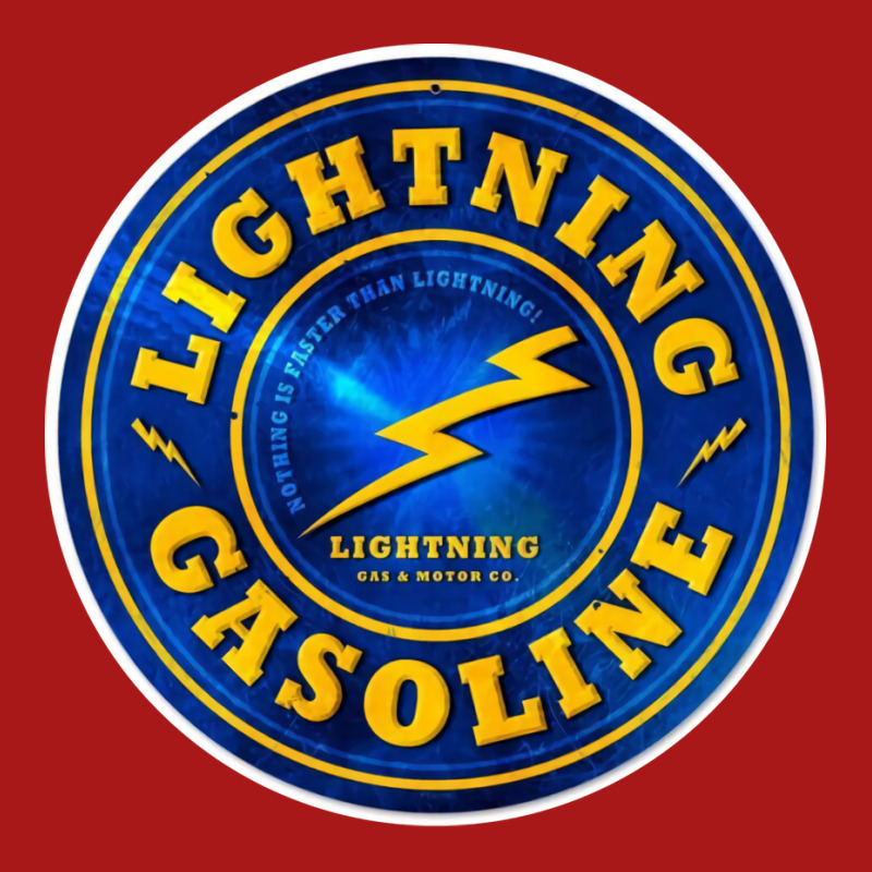 Vintage Lightning Gasoline Sign Retro Hoodie & Jogger Set | Artistshot