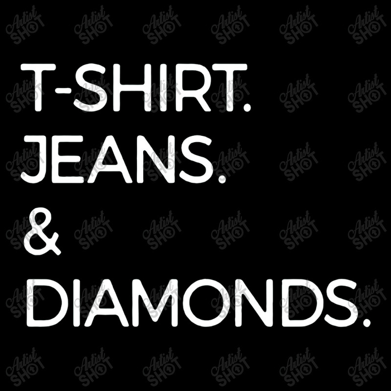 T Shirt Jeans And Diamonds Adjustable Cap | Artistshot