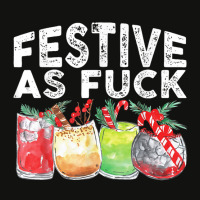 Festive As Fuck Funny Ugly Christmas Holiday T Shi Scorecard Crop Tee | Artistshot