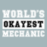 Worlds Okayest Mechanic Love Unisex Sherpa-lined Denim Jacket | Artistshot