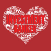 Investment Banker Heart Shape Word Cloud Design Gr Ladies Fitted T-shirt | Artistshot