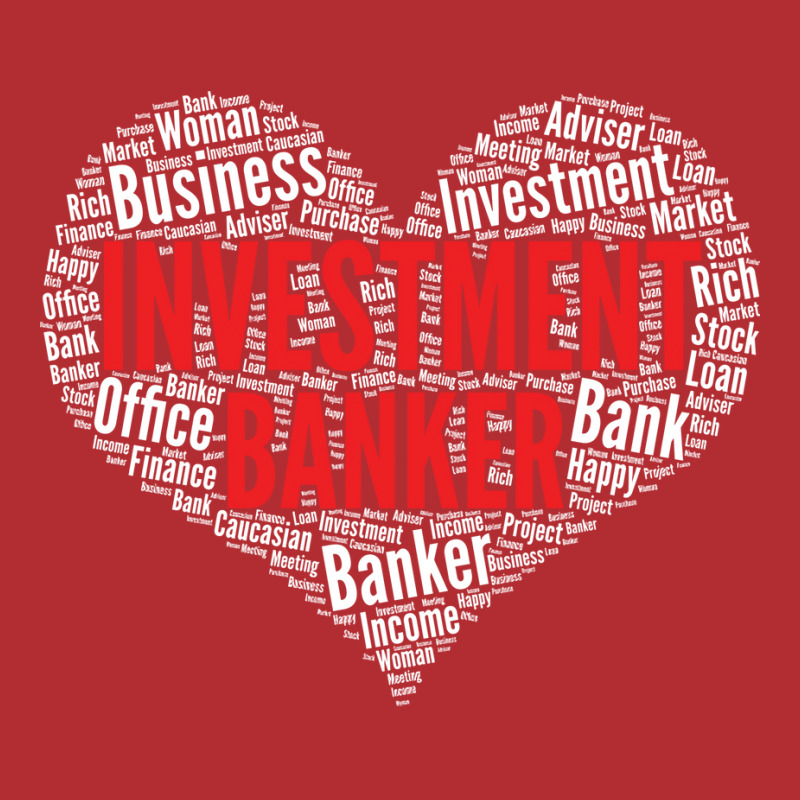 Investment Banker Heart Shape Word Cloud Design Gr Ladies Fitted T-Shirt by idemanhirie | Artistshot