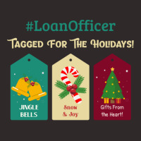 Loan Officer Christmas Gift Tag Funny Holiday Bell Racerback Tank | Artistshot