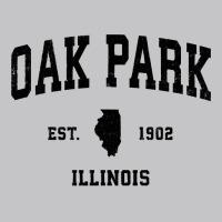 Oak Park Illinois Il Vintage Sports Design Black P Baby Bodysuit | Artistshot