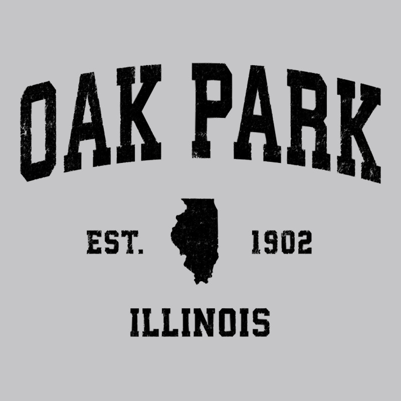 Oak Park Illinois Il Vintage Sports Design Black P Baby Bodysuit by terrilyn | Artistshot