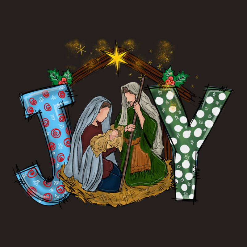 Christmas Nativity Joy   Family (c) Long Sleeve T Tank Top by tousey | Artistshot