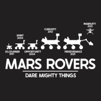 Mars Perseverance Rover Dare Mighty Things Landing T-shirt | Artistshot