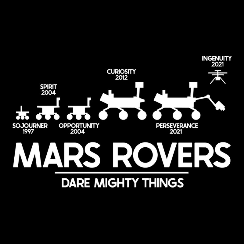 Mars Perseverance Rover Dare Mighty Things Landing V-Neck Tee by kulowbu | Artistshot