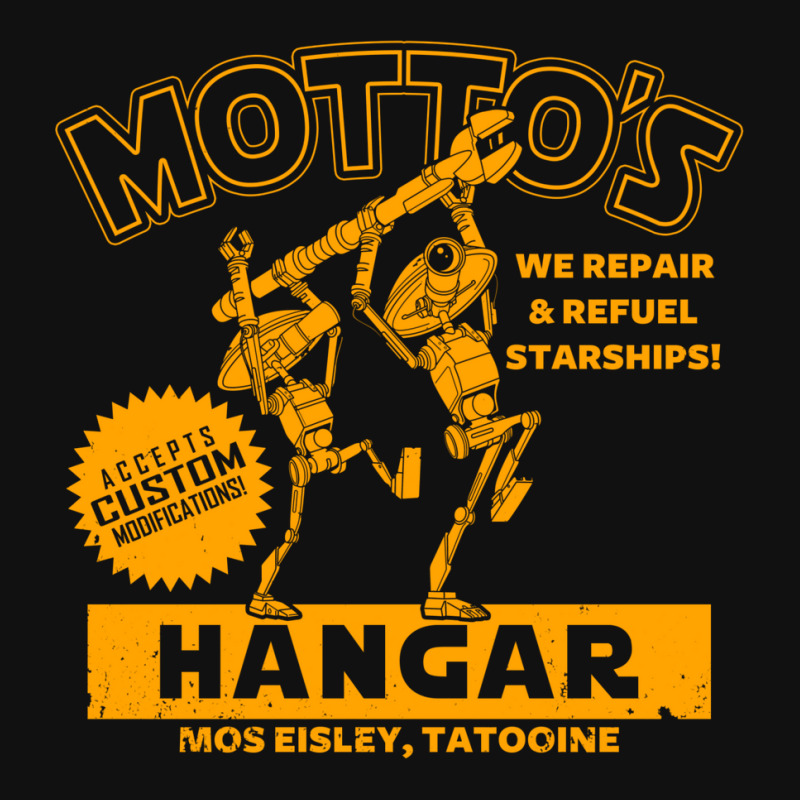 Motto's Hangar Graphic T-shirt | Artistshot