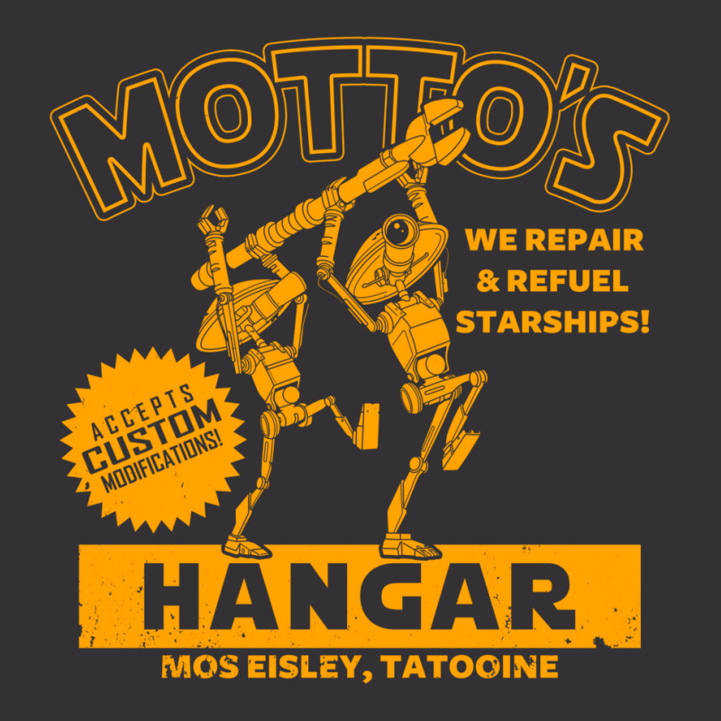 Motto's Hangar Vintage Hoodie And Short Set | Artistshot