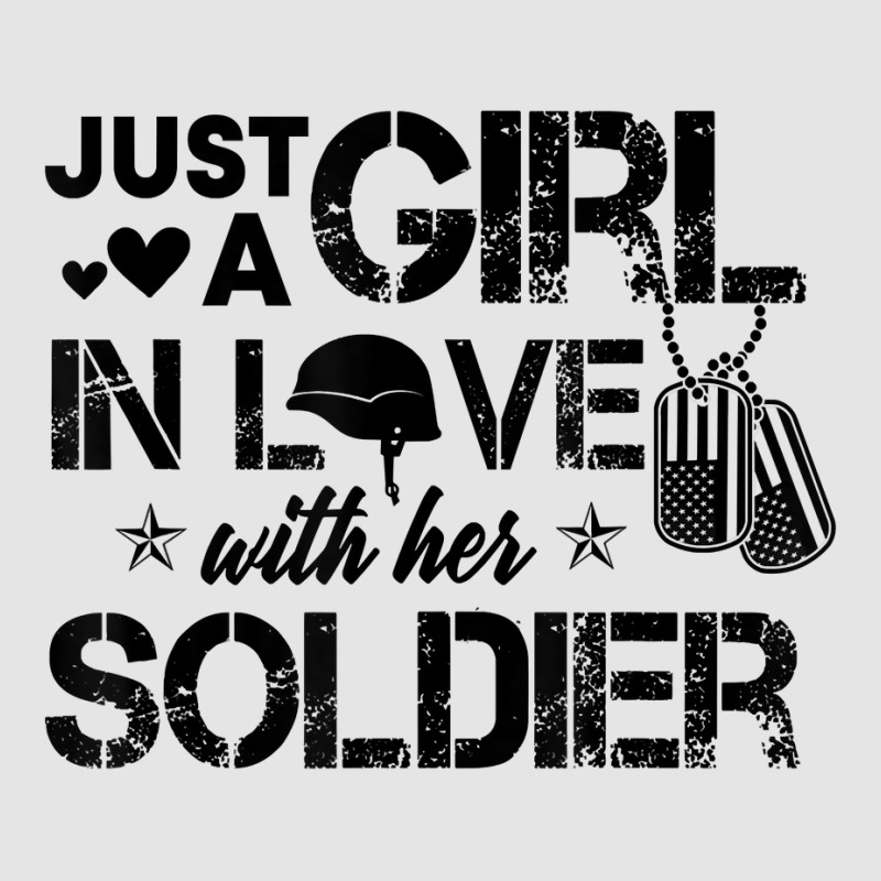 Just A Girl In Love With Her Soldier Army Girlfrie Exclusive T-shirt | Artistshot