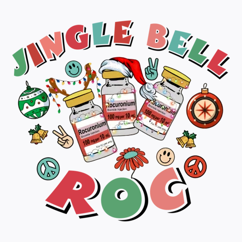 Crna Icu Nurse Christmas, Jingle Bell Roc Xmas Ane T-shirt | Artistshot