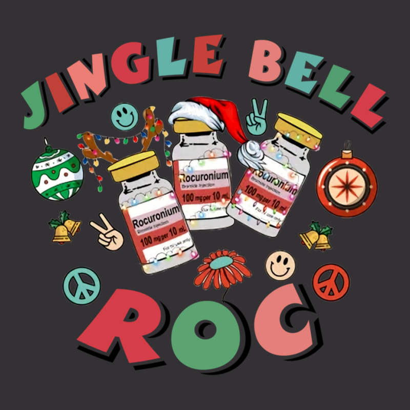 Crna Icu Nurse Christmas, Jingle Bell Roc Xmas Ane Vintage Hoodie | Artistshot